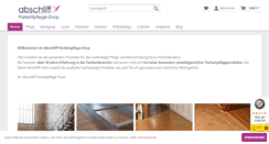 Desktop Screenshot of parkett-pflegemittel.de